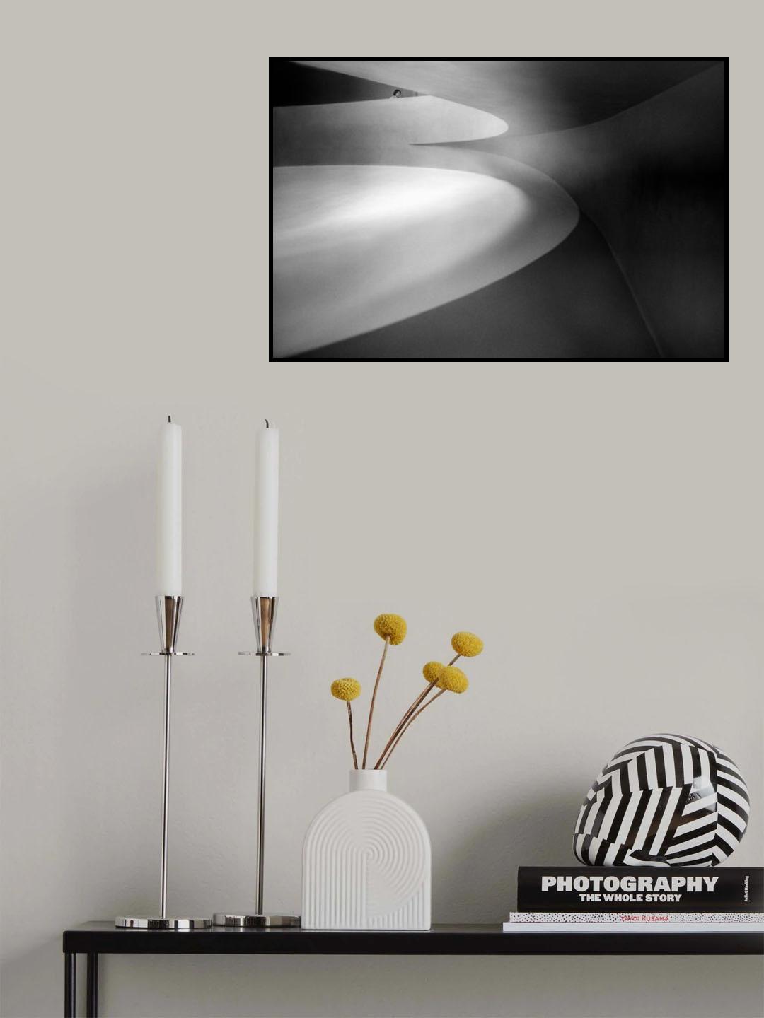 curved lines Poster och Canvastavla