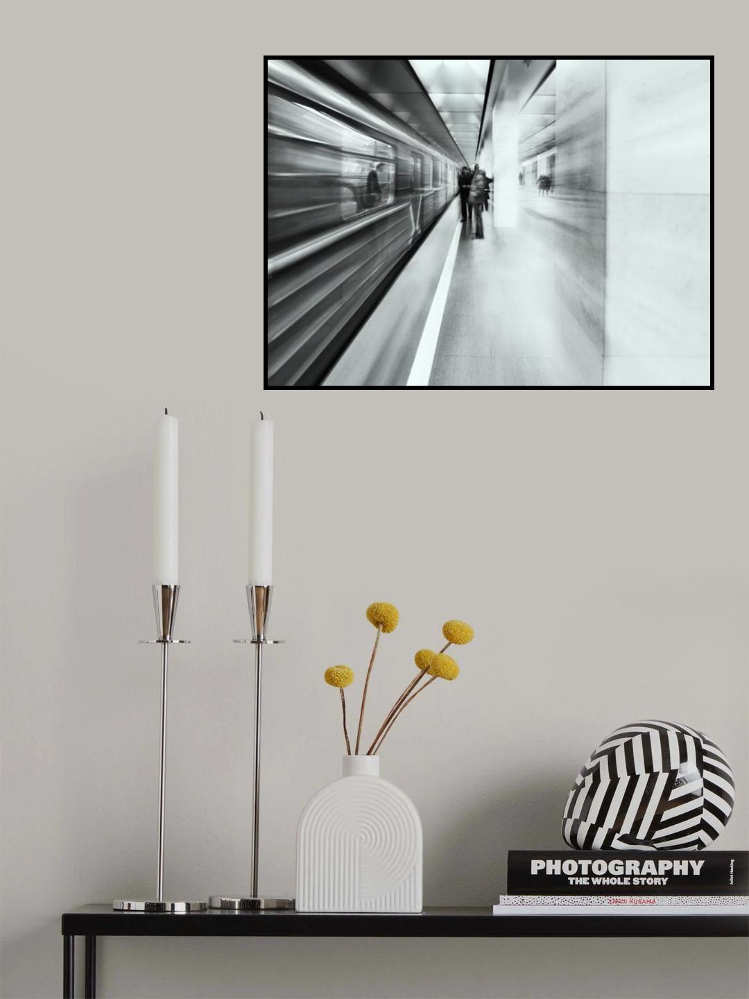 Moscow metro - sketch Poster och Canvastavla