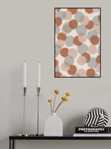 Pastel Dots Poster och Canvastavla