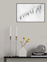 Leafs above snow Poster och Canvastavla