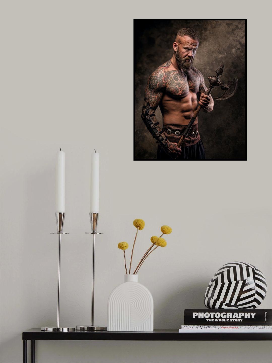 Viking Stare Poster och Canvastavla