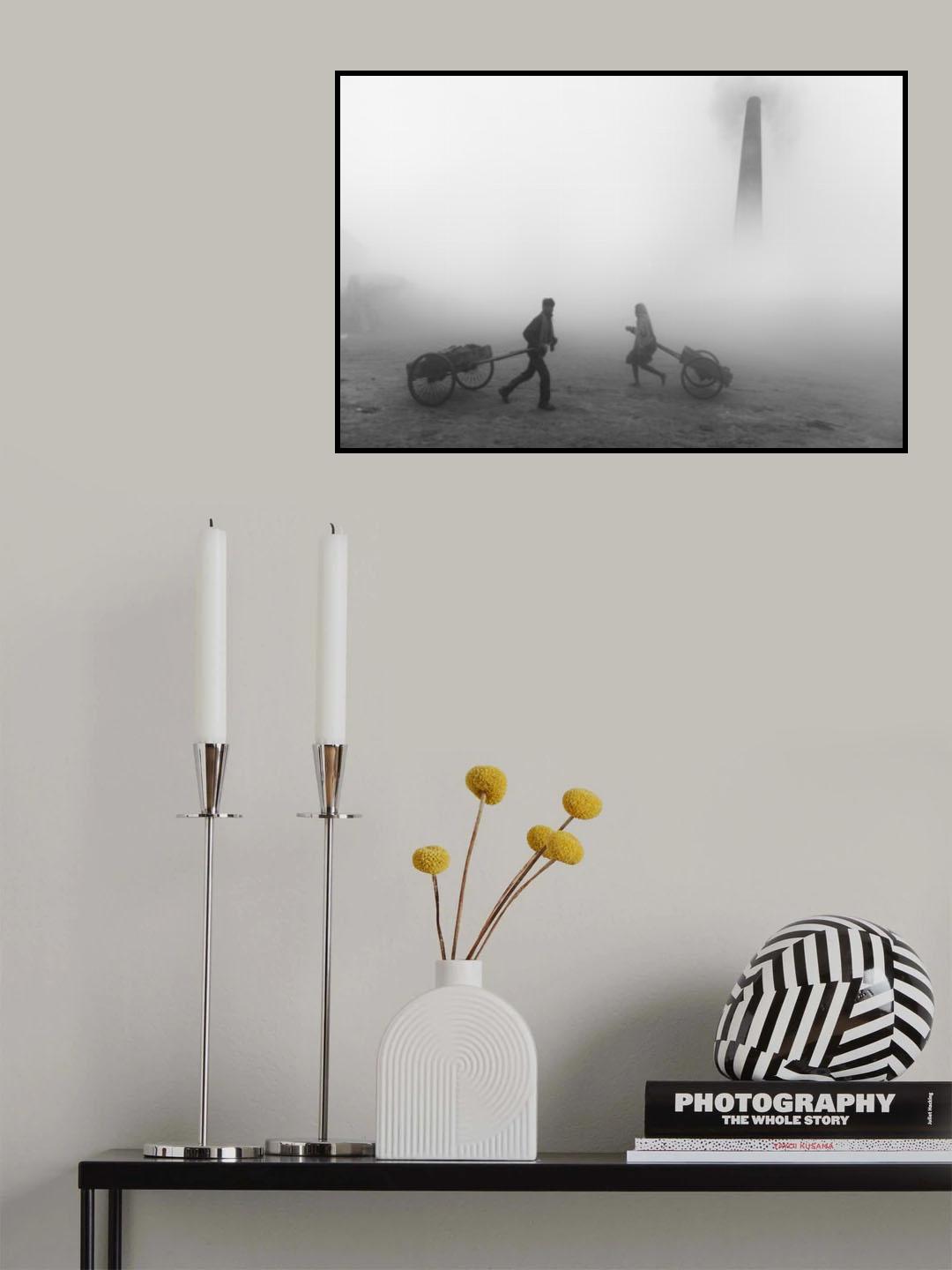 Winter Morning in the Brick-field Poster och Canvastavla