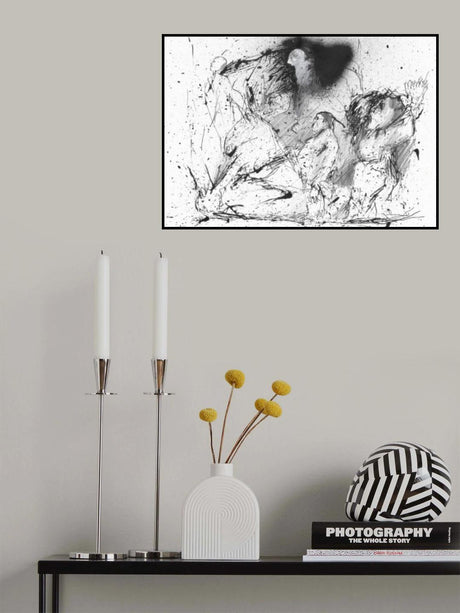 Surrealist Drawing Poster och Canvastavla