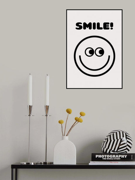 Smile Poster och Canvastavla