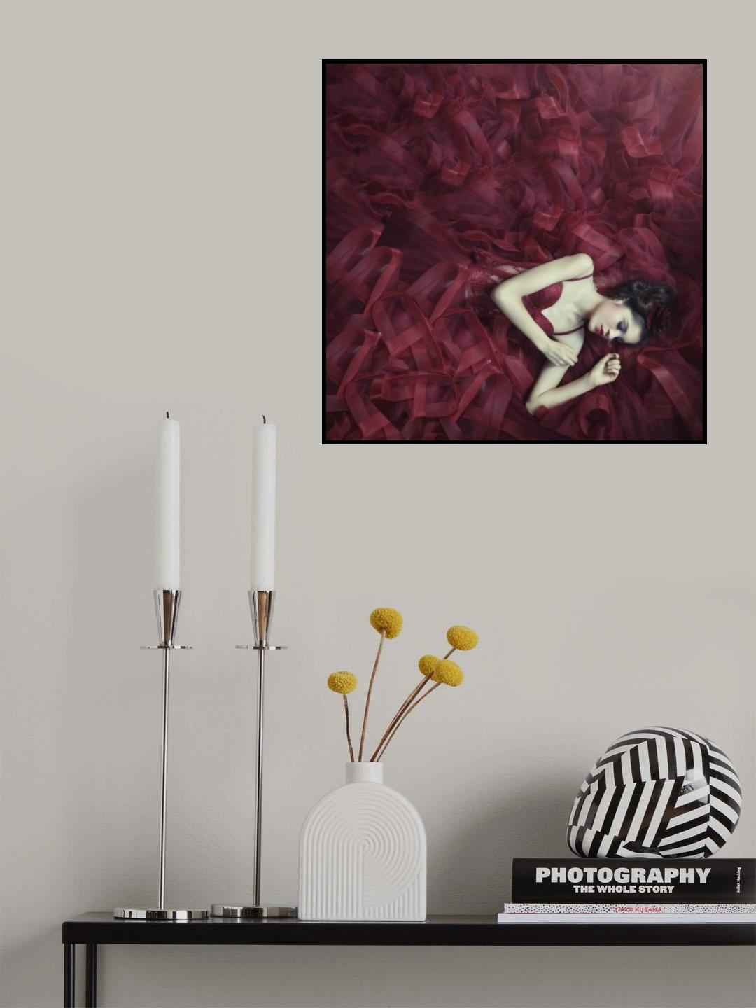 Red blossom Poster och Canvastavla