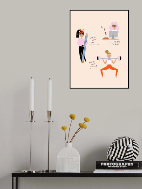 You Need 3x Hobbies Poster och Canvastavla