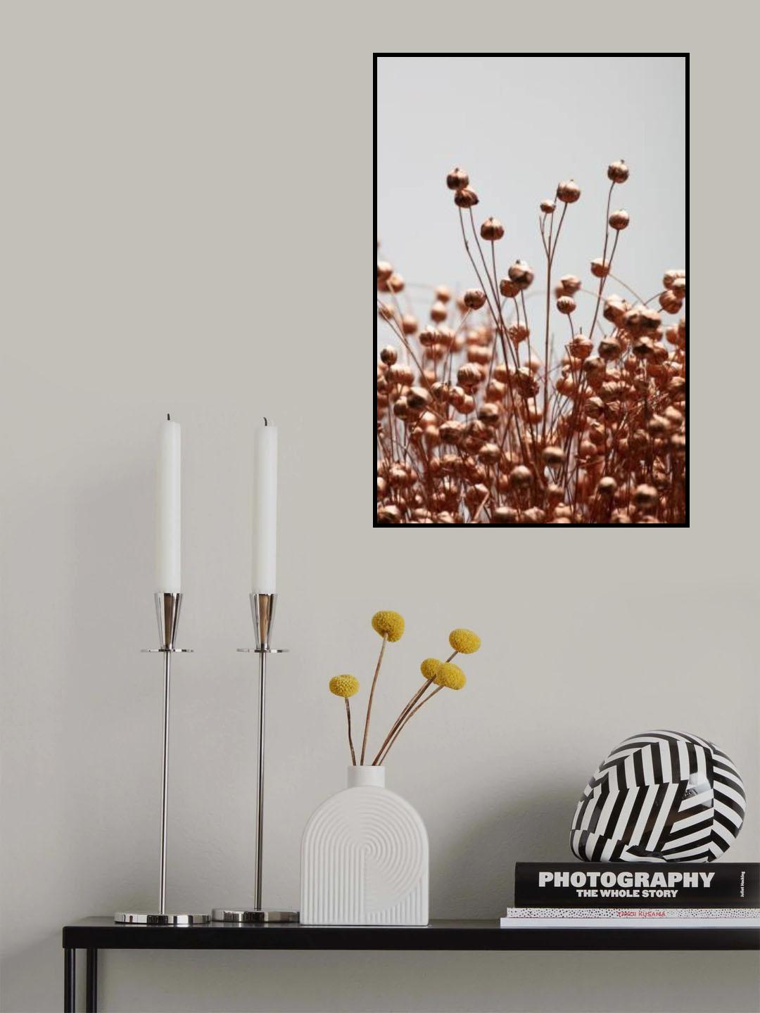 Dried Grass Copper 02 Poster och Canvastavla