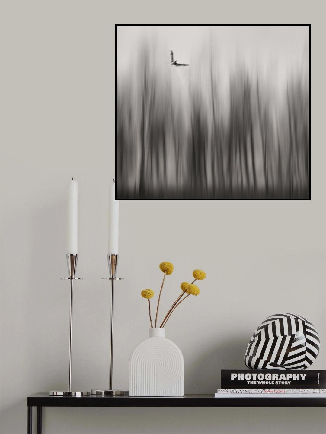 Winter flight... Poster och Canvastavla