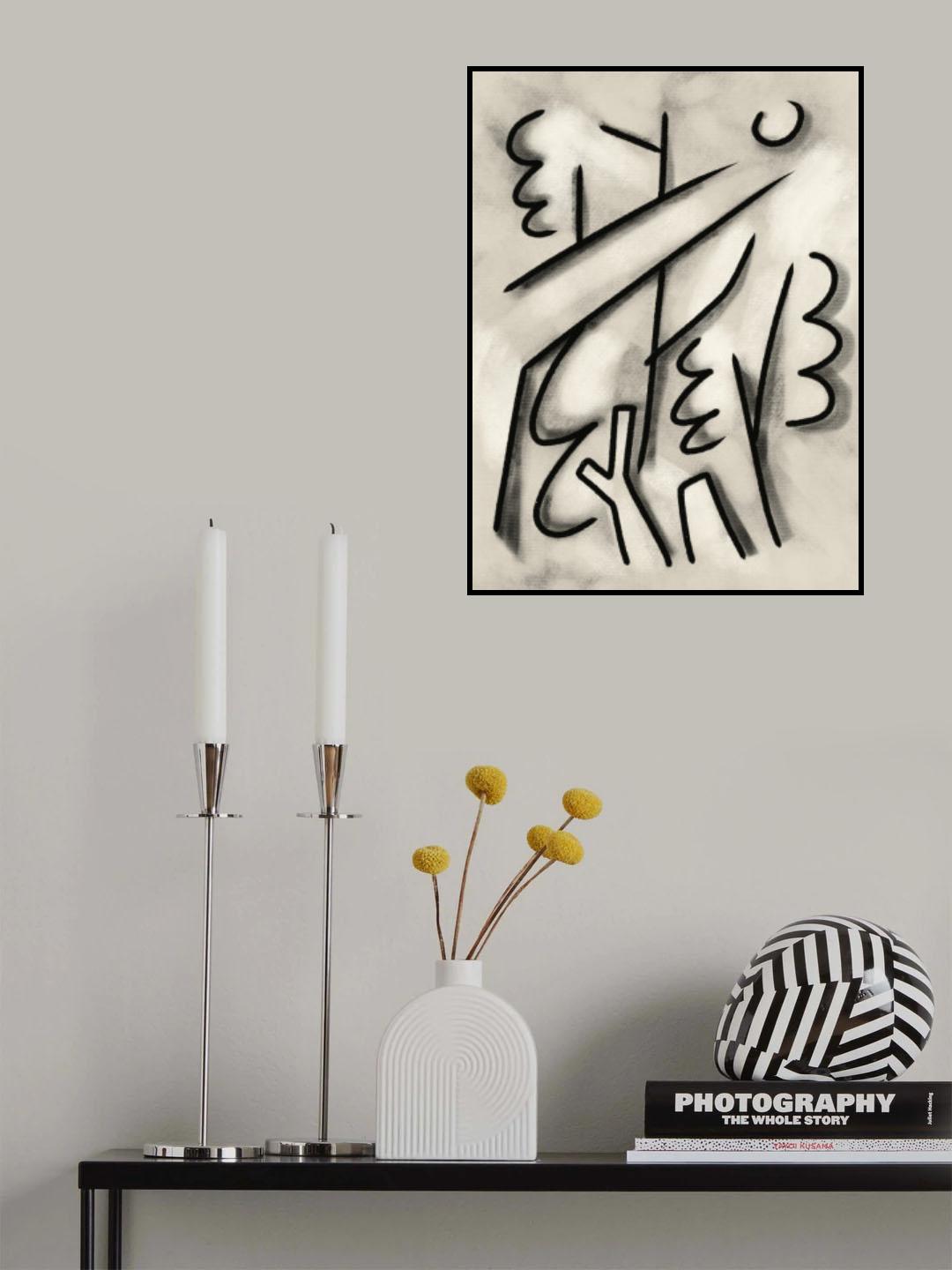 Country Highway Poster och Canvastavla
