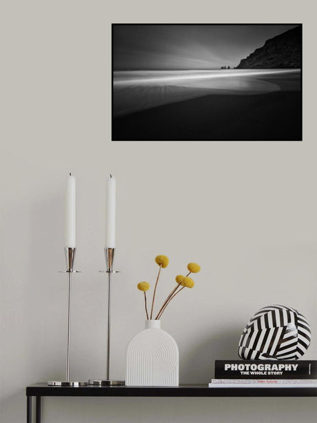 ... black beach Poster och Canvastavla