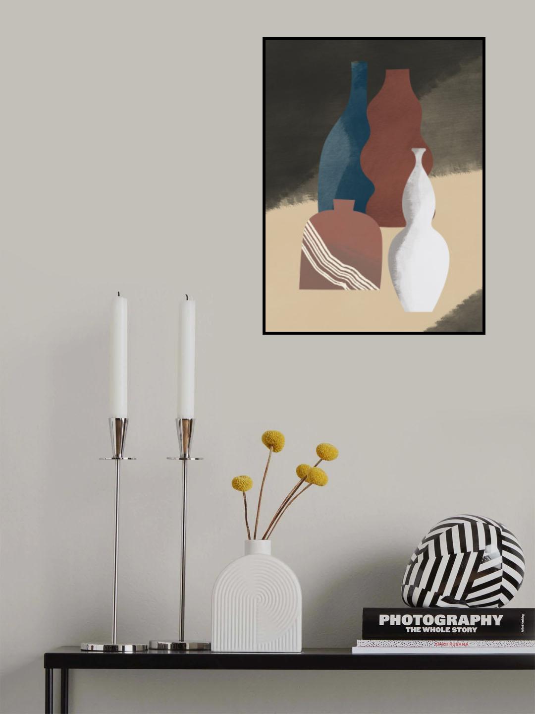 Vase Composition Study Poster och Canvastavla