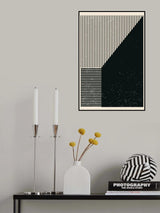Black and White Lines Series #4 Poster och Canvastavla