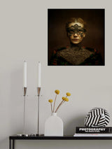 The girl of typography Poster och Canvastavla