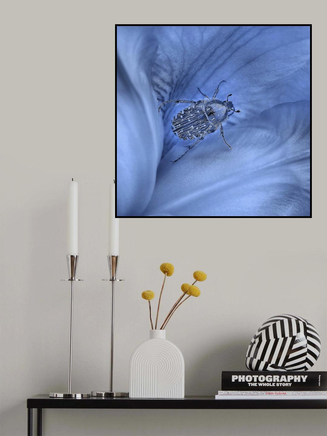 Loneliness in blue... Poster och Canvastavla
