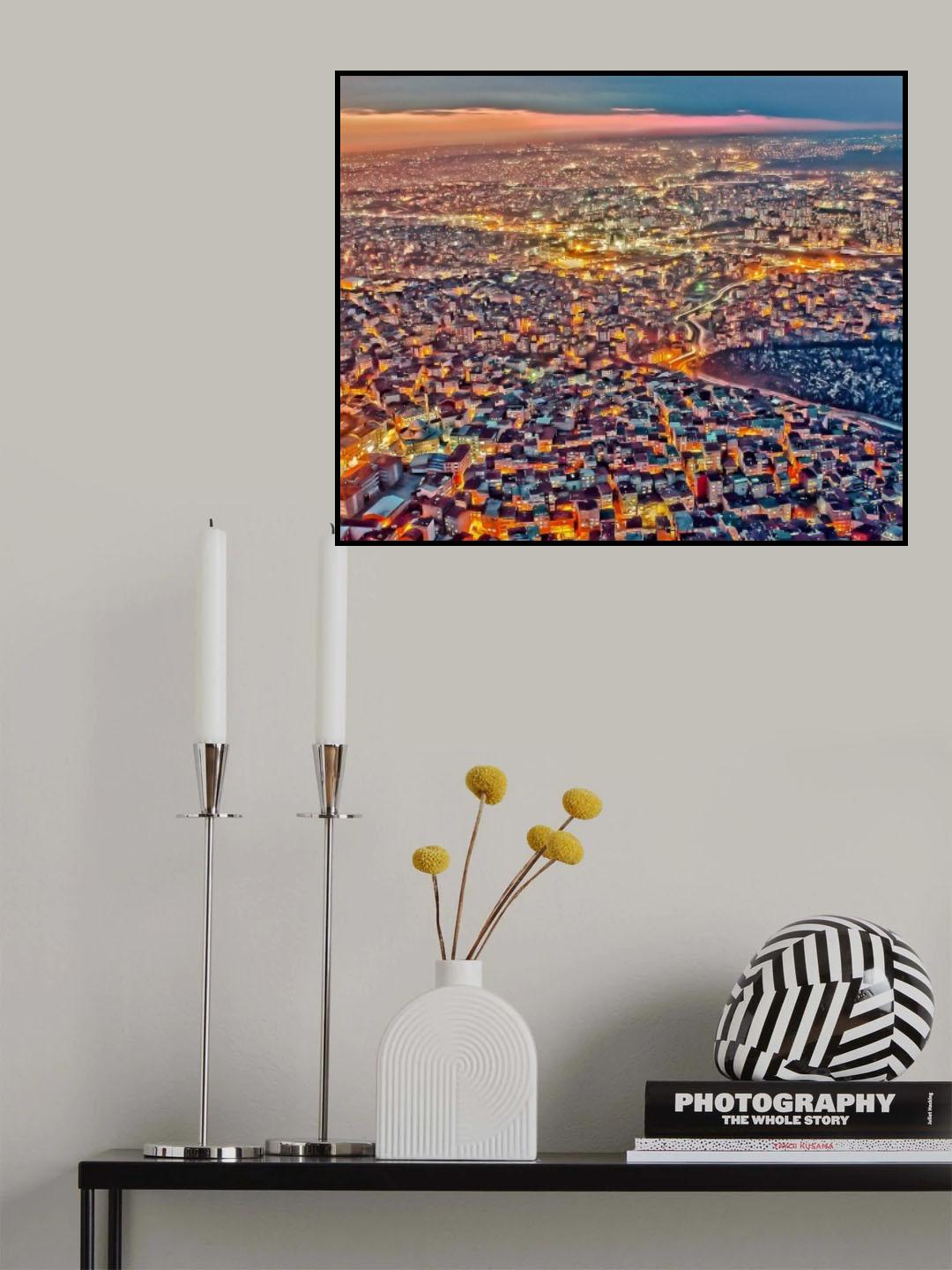 Istanbul 's night vision 2 Poster och Canvastavla