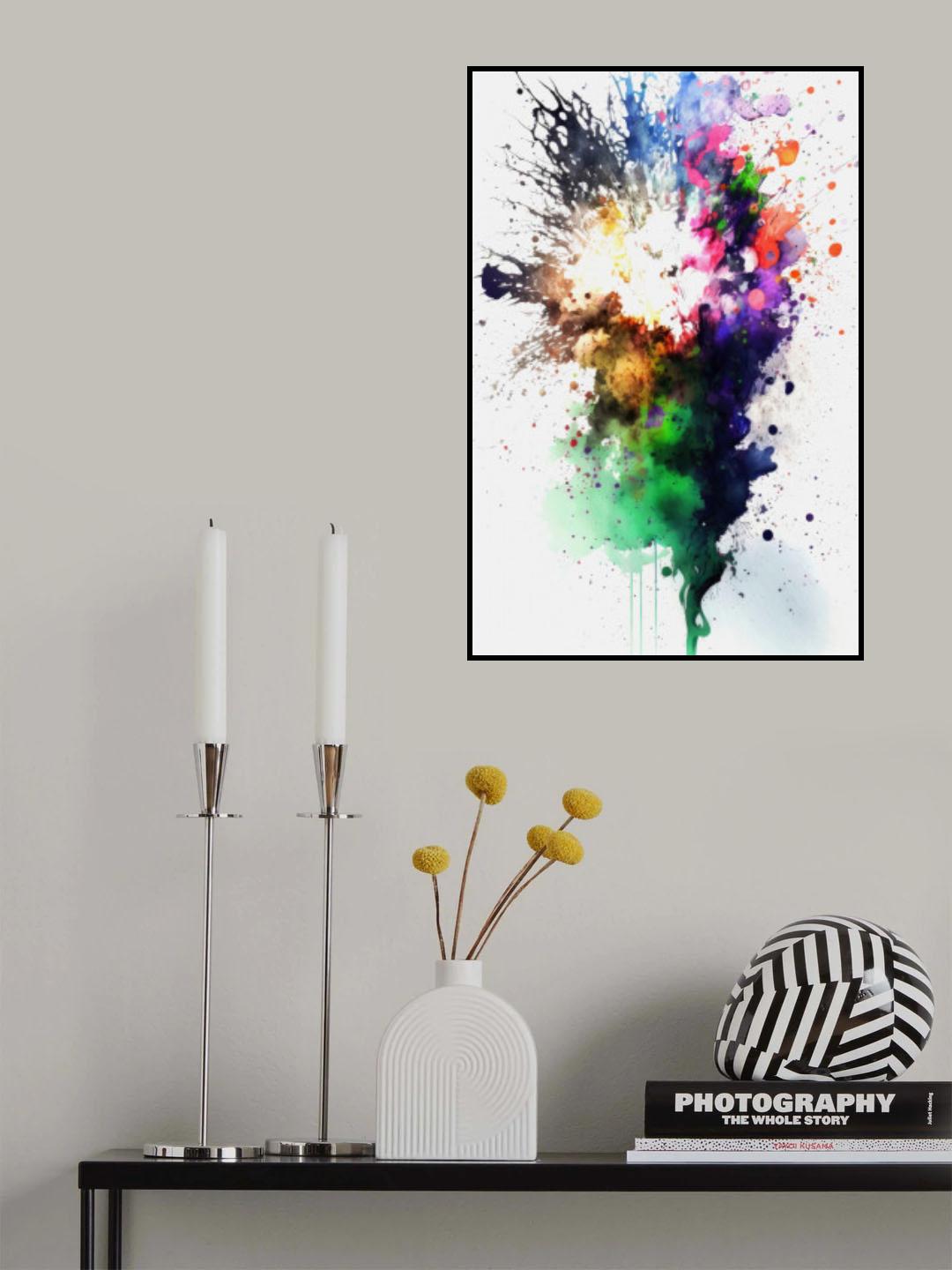 Celestial fireworks Poster och Canvastavla