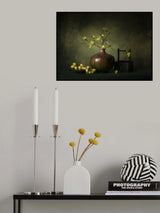 dogwood flower  and green mood Poster och Canvastavla