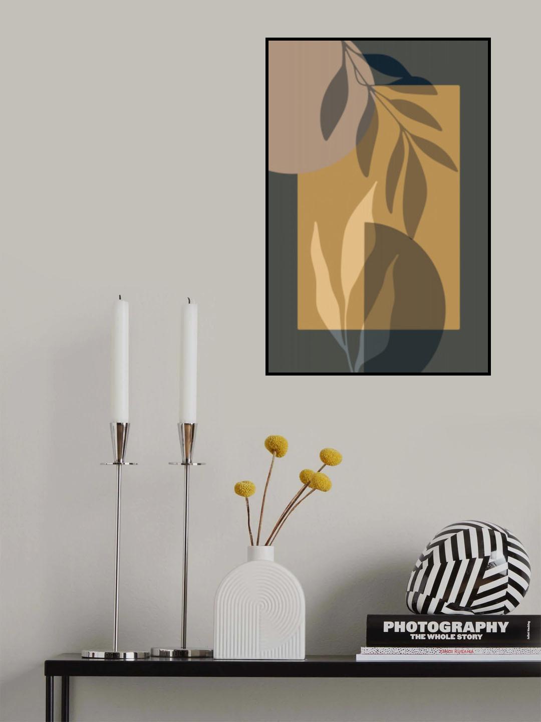 Natures Meets Geometry 2 Poster och Canvastavla