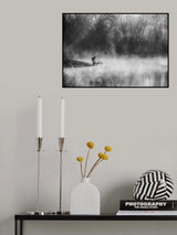 Misty Lake Poster och Canvastavla