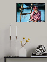 the old man and the Ganges Poster och Canvastavla