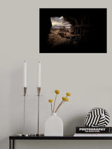 Sierra Nevada Mountains from Tufa Cave Poster och Canvastavla