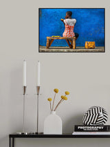 Eating sugar cane Poster och Canvastavla