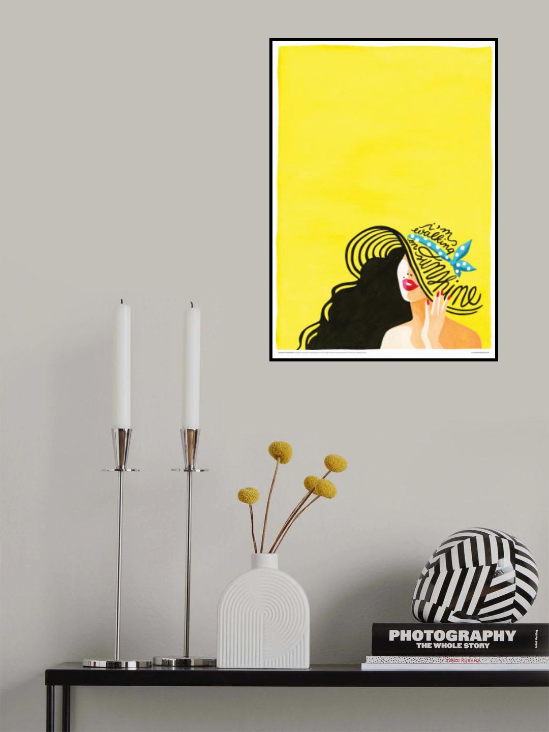 Walking on Sunshine Poster och Canvastavla