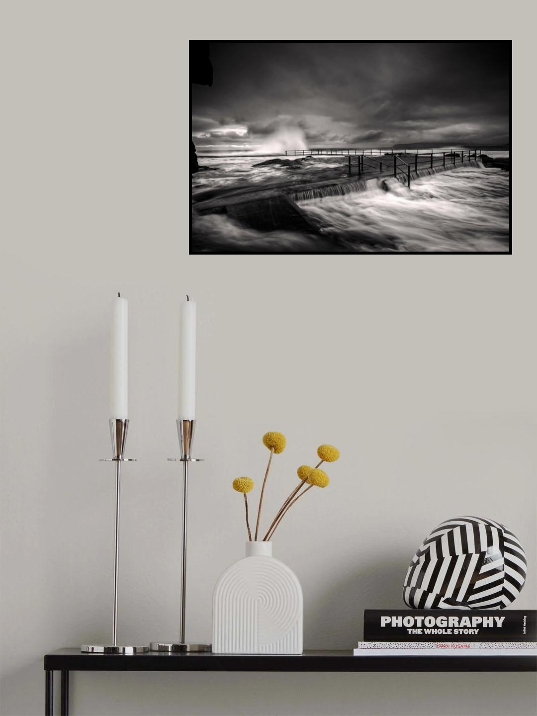 Flowing Mood Poster och Canvastavla