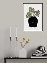 Body Tanical Vase Poster och Canvastavla