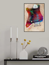 Guitar music art 2 Poster och Canvastavla