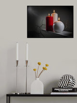 "Three candles" Poster och Canvastavla