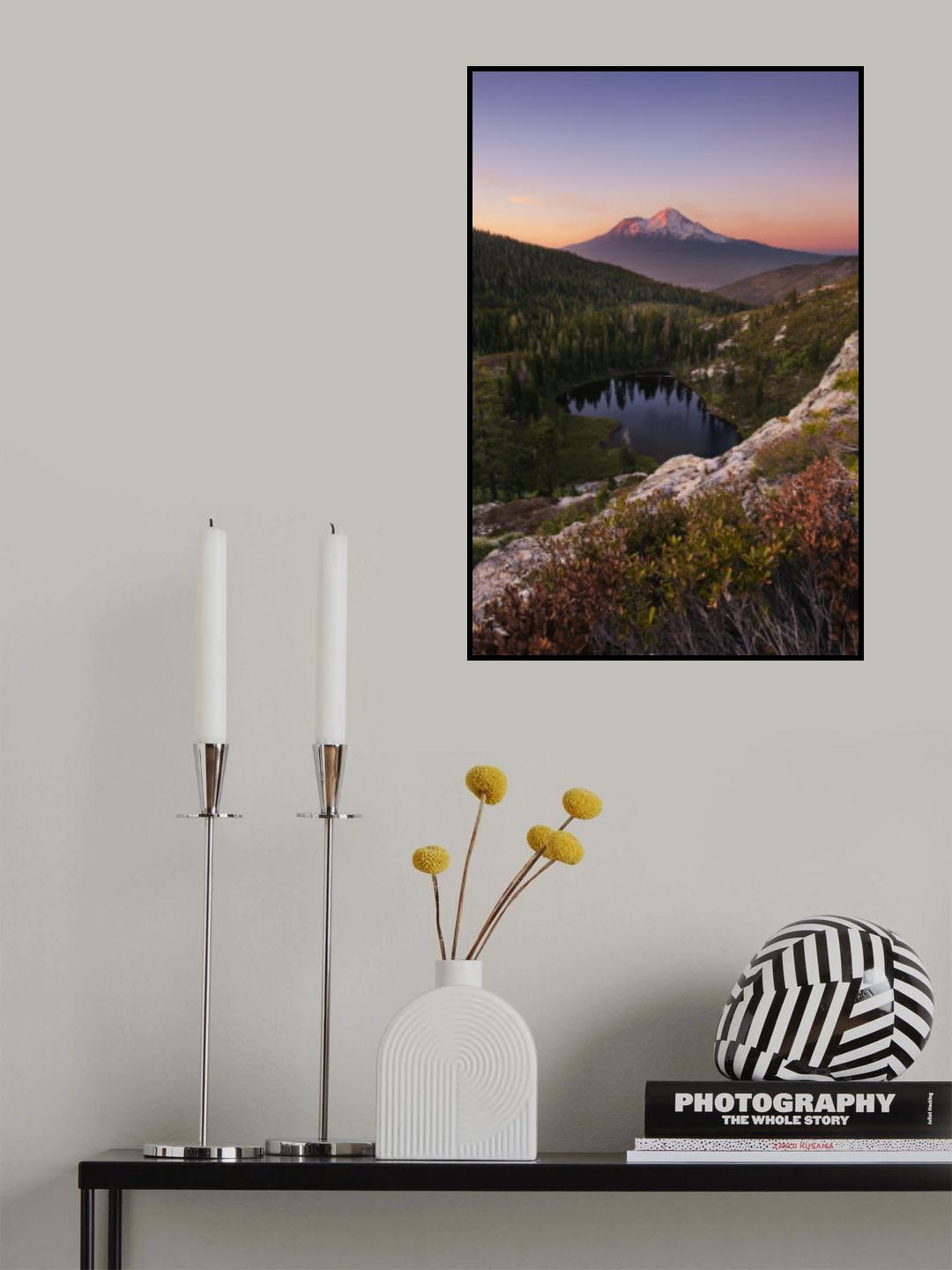 Heart Lake vertical Poster och Canvastavla