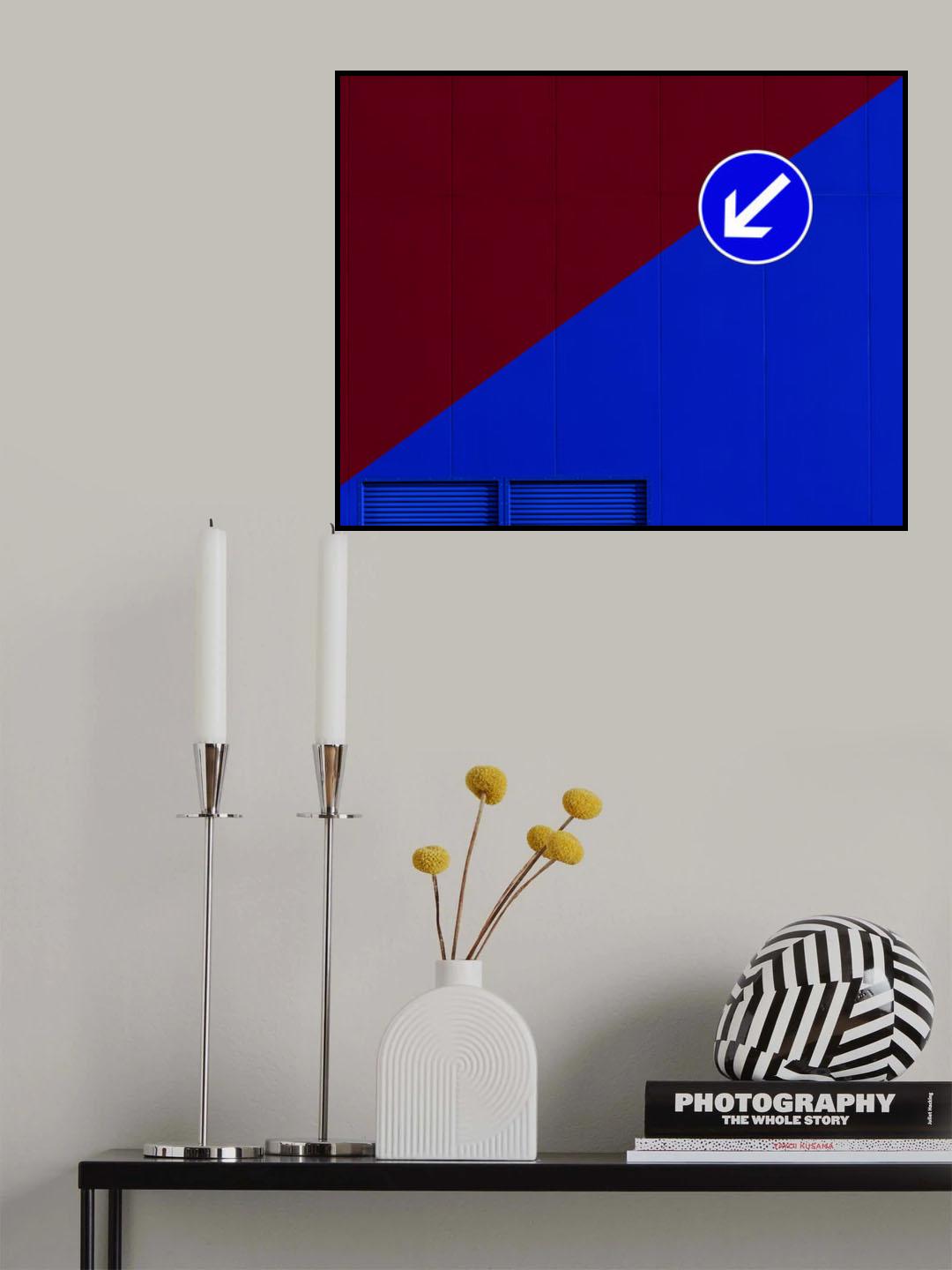 Sign Arrow Poster och Canvastavla
