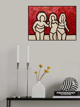 Friends Swimming Poster och Canvastavla