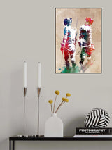 Fencing Sport Art 13 Poster och Canvastavla