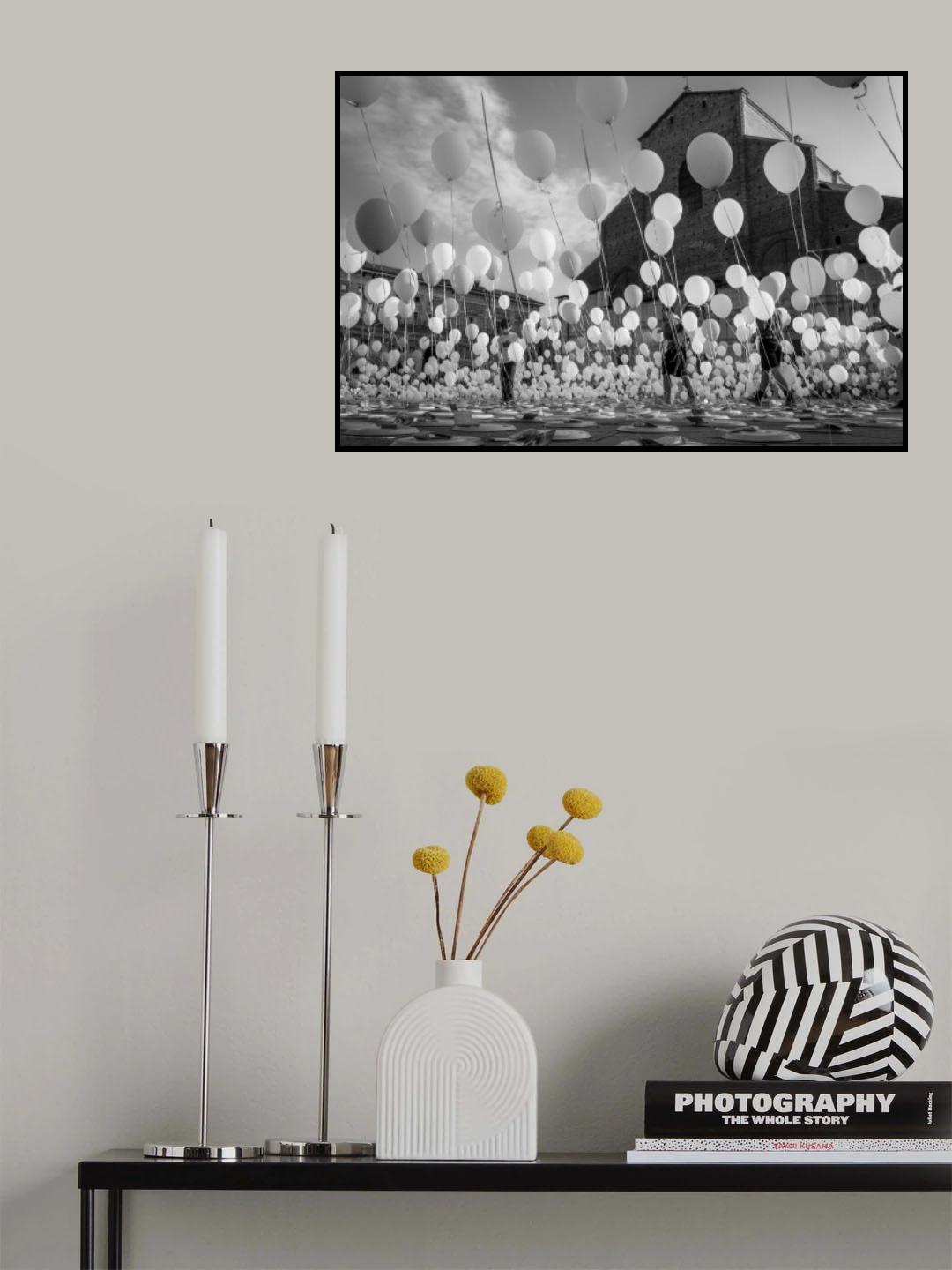 balloons for charity Poster och Canvastavla