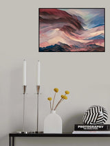 The mountains and the fog Poster och Canvastavla