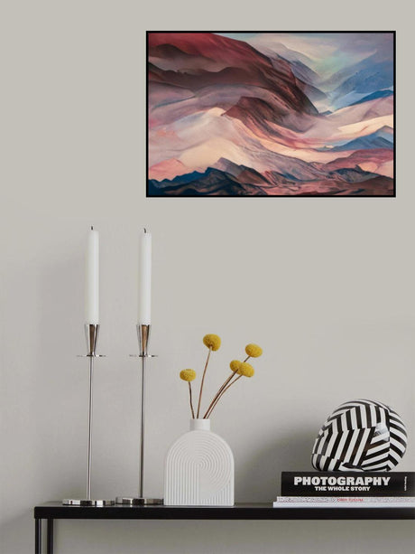 The mountains and the fog Poster och Canvastavla