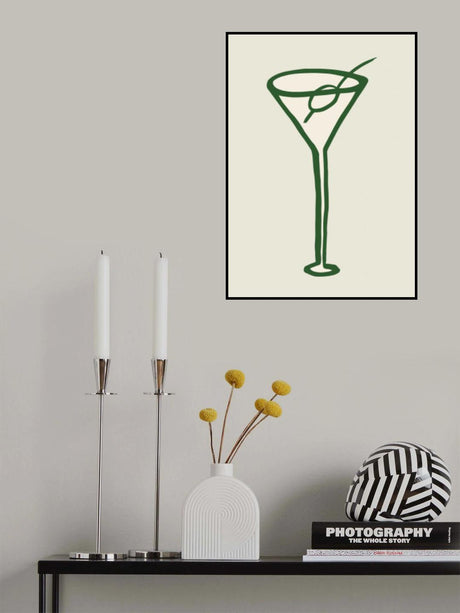 Cocktail Green Poster och Canvastavla
