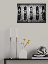 Window of a coastal child Poster och Canvastavla