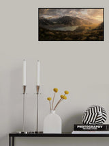 Mountain View Poster och Canvastavla