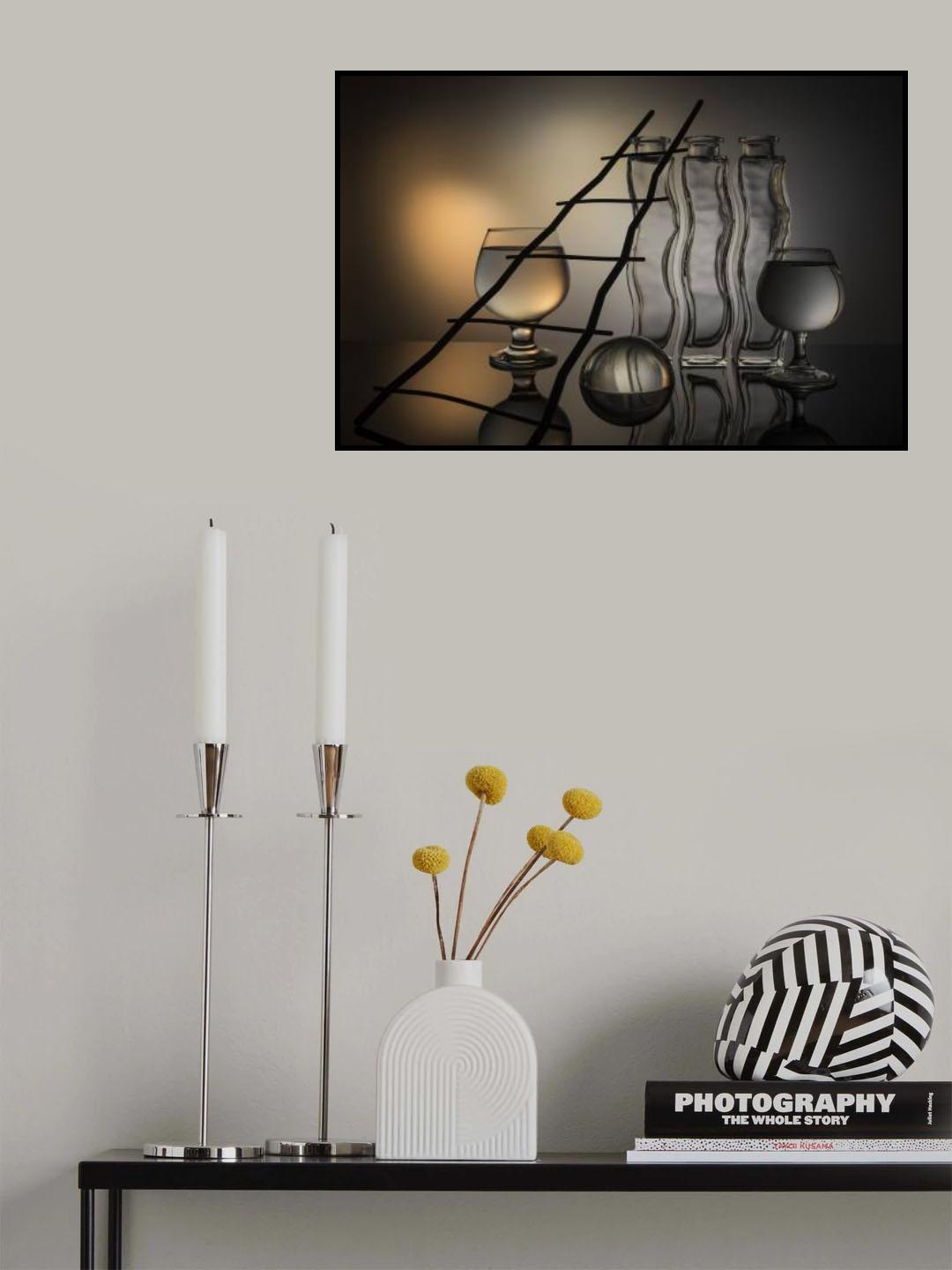 From the series "Experiments with glass" Poster och Canvastavla