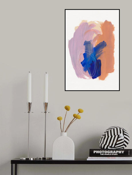 Abstract Brush Strokes 90 Poster och Canvastavla