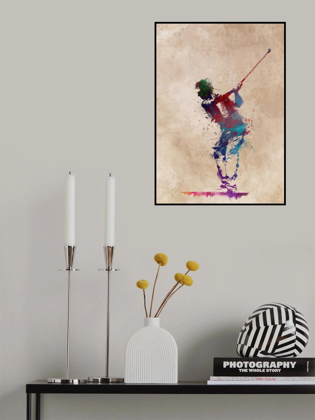 Golf Sport Art (1) Poster och Canvastavla