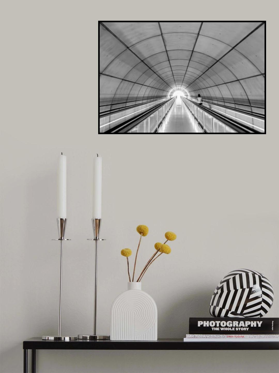 Bilbao subway Poster och Canvastavla