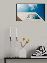 Blue with clouds Poster och Canvastavla