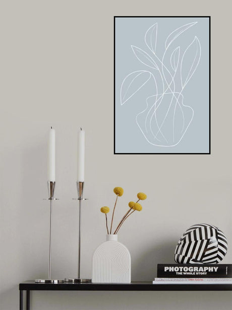 Vase Lines Poster och Canvastavla