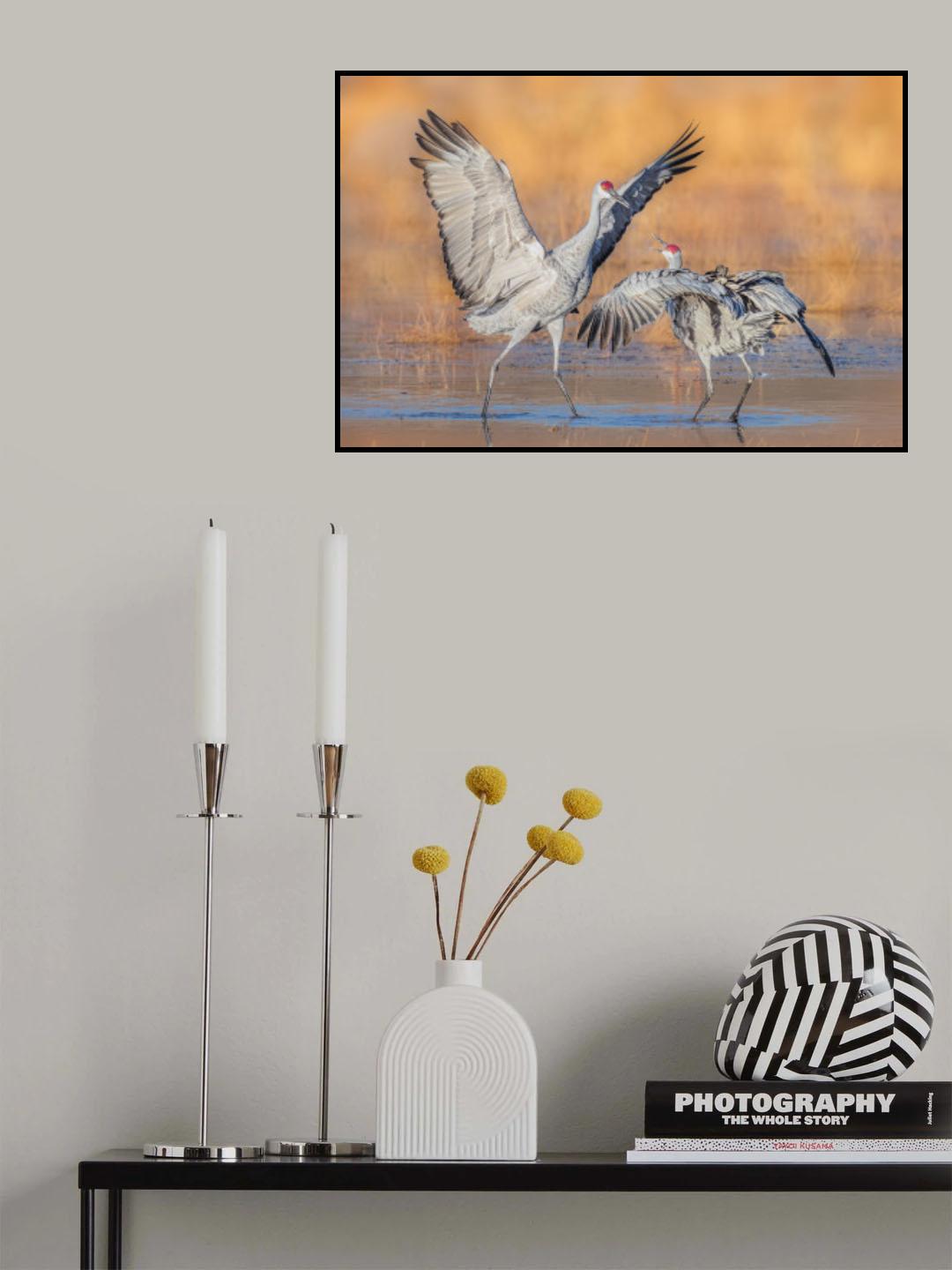 A Playing Scene Poster och Canvastavla