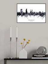 Winterthur Switzerland Skyline Poster och Canvastavla