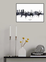 Lahore Pakistan Skyline Poster och Canvastavla